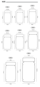 Capsule <b>Bottle</b> Customized Transparent <b>Bottle</b> Pharmaceutical Packaging PET Plastic For Health Products Medicine With Screw <b>Bottle</b> - Product Image 6