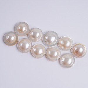 Cuentas de Concha de Caballito Naturales en Forma de Huevo de 18-20 mm, Perlas Sueltas para Manualidades, Accesorios para Anillos, Horquillas para el Cabello - Product Image 4