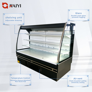 Commercial Refrigerated Open Chiller Display Case Supermarket Open Chiller for Vegetable - Product Image 2