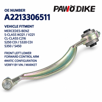 Lengan Kontrol Suspensi Bawah Depan Kendaraan OE A2213306511 untuk Mercedes Benz W221 W216 S250 S320 S350 S450 Suku Cadang Suspensi Mobil