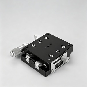 Plateau goniométrique à rouleaux croisés 60x60mm, réglage manuel de précision de l'angle, inclinaison ±3 degrés pour capteur photonique - Product Image 1