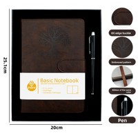 Carnets personnalisés en gros, promotionnels, A5, carnets d'affaires en lin, carnets en cuir PU, couverture rigide, avec logo