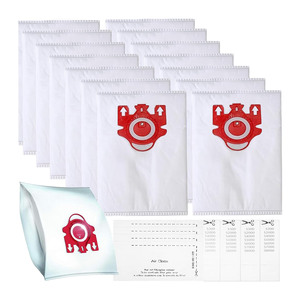 Sacs de remplacement 3D Airclean FJM pour les sacs d'aspirateur Miele Classic C1 Type FJM, <span class=keywords><strong>Compact</strong></span> C1, <span class=keywords><strong>C2</strong></span>, Complete C1, <span class=keywords><strong>C2</strong></span>, C3 - Product Image 2