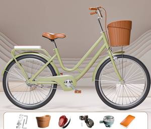 <span class=keywords><strong>Bicicleta</strong></span> Ligera para Adultos, Hombres y Mujeres, de 24 y <span class=keywords><strong>26</strong></span> Pulgadas, para Desplazamientos Urbanos, Transporte, Estudiantes Universitarios, Trabajo, de Alto Contenido de Carbono - Product Image 2