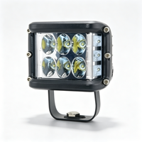 Luz de Trabajo LED Rectangular de 4 Pulgadas y 36 W, Emisión de Luz por 3 Lados, IP68 Resistente al Agua, 12-48 V, 1920 lm, para Vehículos Todoterreno, Camiones, Montacargas y Maquinaria
