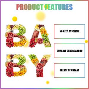 ZIJRXQ Caja Decorativa de Cartón de 12 Pulgadas para Rellenar con Alimentos (Charcutería y Bebés) - Product Image 2