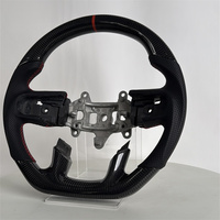 Volant en fibre de carbone forgé rouge pour Dodge Challenger Charger pour Dodge SRT Hellcat Charger Super Bee Scat Pack