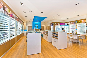 Thiết Kế Nội Thất 3D Hiện Đại Có Thể Khóa Kính Trưng Bày Kính Râm Tủ Trưng Bày Kính Mắt Tủ Tường Cho Cửa Hàng Quang Học - Product Image 4