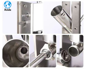 KOIDA 상업용 소시지 스터퍼 충전 장비 수동 소시지 필러 메이커 기계 육류 가공 기계 가격 - Product Image 4