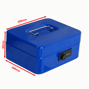 Thép <span class=keywords><strong>Coin</strong></span> Money <span class=keywords><strong>Box</strong></span>, Khóa Kết Hợp Nhỏ Hộp Tiền Với Tiền Khay Kim Loại An Toàn Tiền Mặt Hộp/ - Product Image 2