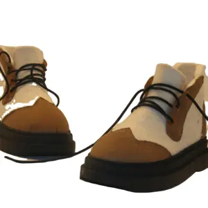 Sepatu bot kulit domba platform kasual mewah, sepatu bot wol murni, sepatu bot salju hangat untuk peternakan, sepatu bot pendek