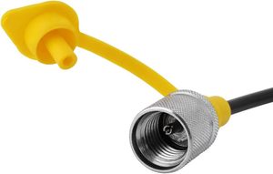 Tubo Flessibile in Acciaio Inox G1/4 <span class=keywords><strong>per</strong></span> Manometro, Tubo Idraulico Flessibile <span class=keywords><strong>per</strong></span> Sistemi Idraulici/Pneumatici, Tubo Intrecciato 3000 PSI - Product Image 3