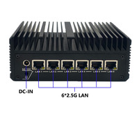 Akıllı Ofis IoT Segmentasyon Cihazı 6x2.5GbE I226-V Intel Celeron J6412 Edge Mini Bilgisayar PfSense OPNsense VLAN VPN Ağ Geçidi
