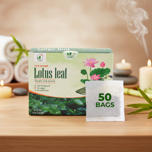 ชาใบบัวบริสุทธิ์ 100% พรีเมียม บรรจุในถุงชา อายุการเก็บรักษา 2 ปี เครื่องดื่มสมุนไพรเพื่อสุขภาพ ตรา OEM NMPT - Product Image 1