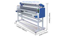 Laminateur automatique grand format 60 pouces pour panneau KT, papier PP, autocollant de voiture, panneau PVC, bannière