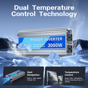 Convertisseur de courant pour voiture à onde sinusoïdale modifiée 3000W, de DC12V 24V à AC110V 220V monophasé, prise universelle US pour usage automobile - Product Image 5