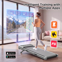 Tapis de marche inclinable pour entraînement des jambes et renforcement musculaire, tapis de course silencieux à poser sous le bureau, appareil de fitness à domicile