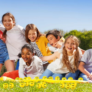 Custom Smile Stress Balls for Kids Foam Squeeze Balls Soft Toy Stress Alleviation Relaxation <b>Fun</b> PU Foam Anti-Stress Balls - Product Image 5