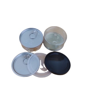 3.5G 100Ml Rõ Ràng Nhựa Có Thể Với Màu Đen Nắp Máy Đóng Tự Làm Lưu Trữ Container Cho Khô Thảo Mộc Lá - Product Image 5