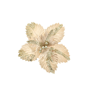 Fiore di Champagne Natalizio Diametro 33CM - Product Image 1