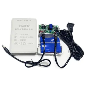 Không Thấm Nước Mini Dc Ups 12V2A Pin Sao Lưu Di Động Wifi Router CCTV Power Giám Sát Cung Cấp Điện Với Lithium Battery Adapter