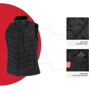 Chaleco Acolchado Térmico Personalizado para Mujer, Modelo Rhg V201, Aislado para Senderismo y Deportes al Aire Libre - Product Image 4