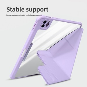 เคสหนังสำหรับ <span class=keywords><strong>iPad</strong></span> รุ่นที่ <span class=keywords><strong>11</strong></span> พร้อมช่องใส่ปากกา ป้องกันรอยขีดข่วน ใช้ได้กับ Air 4/5/6/7, <span class=keywords><strong>Pro</strong></span> <span class=keywords><strong>11</strong></span>, Fold 3, ขนาด 13 นิ้ว และ 10.2 นิ้ว - Product Image 3