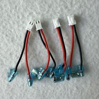 Arnés de Cables para Motor Personalizable de 2 Pines XHB 2.54mm, Cable de Silicona UL3239 20AWG Rojo y Negro con Terminal de Bandera de 4.8mm y 65mm