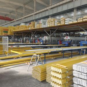 Стекловолоконные Пултрузионные структурные профили, пластиковые I-образные балки, FRP-балка, Pultruded H-балка - Product Image 2