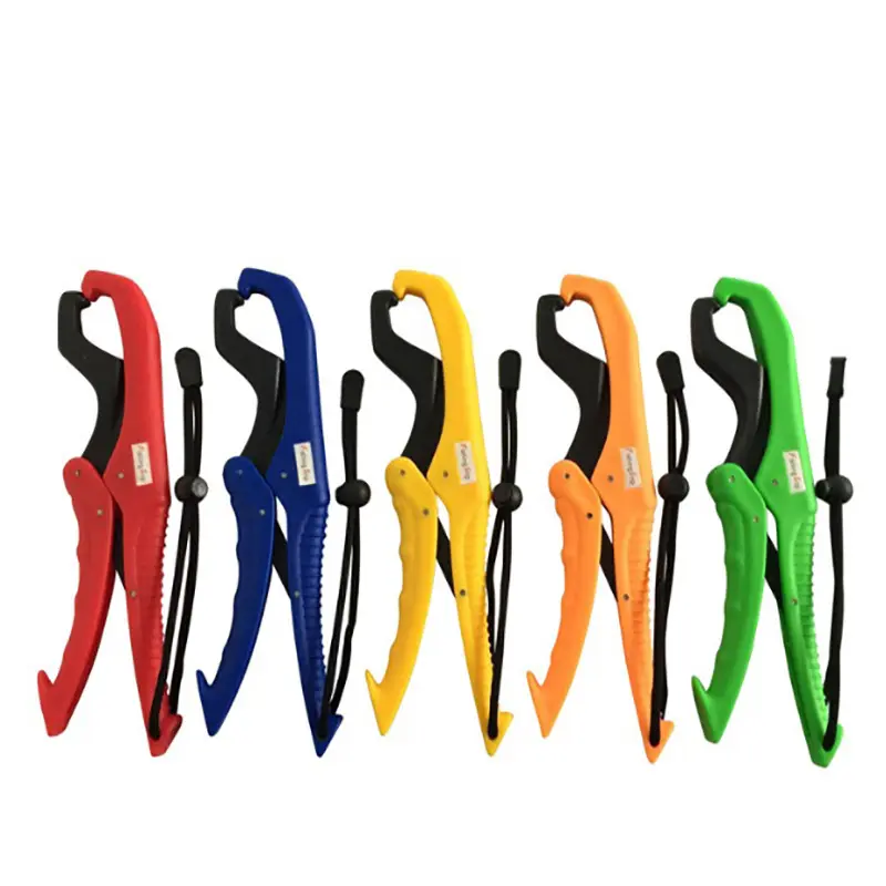 JETSHARK 6" / 9" fishing pliers saltwater fishing pliers with Plastic Fish Lip Holder Fishing Gripper Floating Fish Lip Gripper