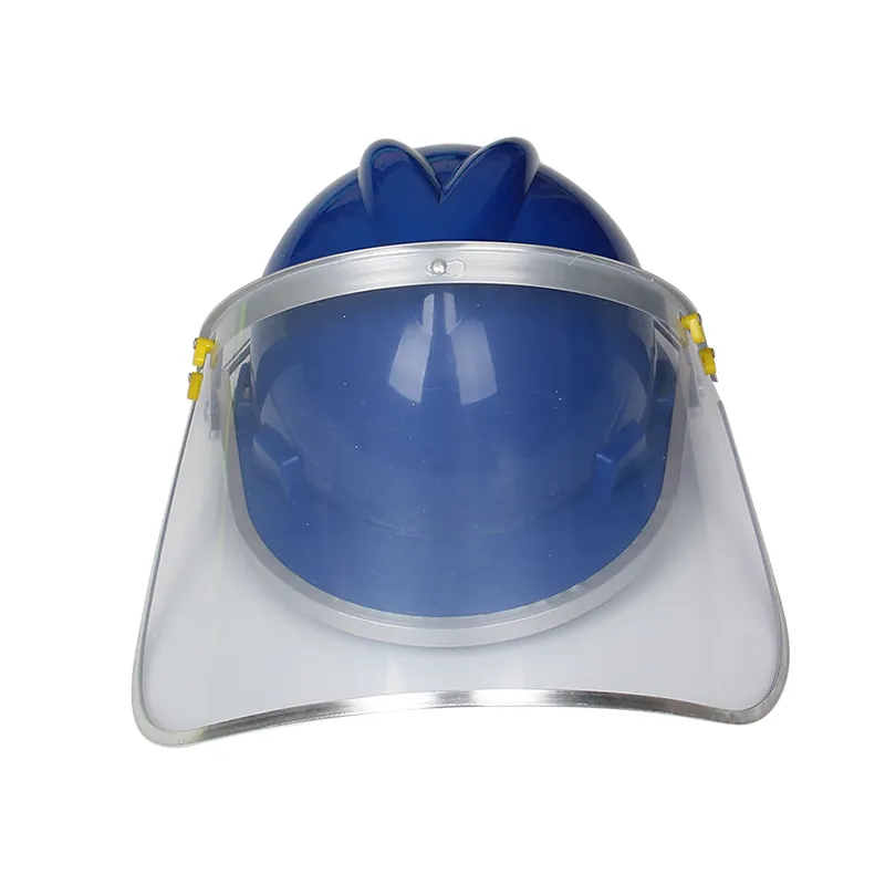 Защитная головная уборка, твердая шляпа, противопожарный шлем, защитный шлем с защитным экраном для лица