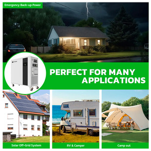 Đức Chứng Khoán OEM ODM năng lượng nhà Hệ thống lưu trữ 5120wh thông minh BMS pin năng lượng mặt trời sao lưu Trạm điện để sử dụng nhà - Product Image 6