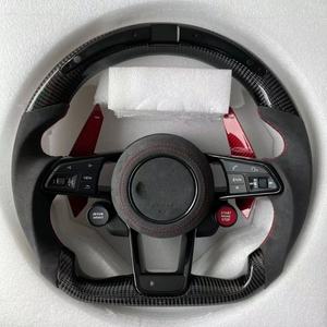 Volante Deportivo de Alta Gama en Fibra de Carbono Forjada y Cuero con Pantalla LED y Calefacción para Audi - Product Image 4