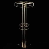 Support rond pour fleurs de mariage de 120 cm, centre de table en métal, centre de table haut pour table de mariage