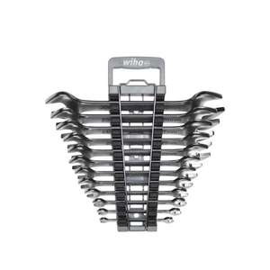 WIHA - 44753 Jeu de clés à fourche double avec support (13 pcs.) -Clés ouvertes EAN 4010995447533 - Product Image 1