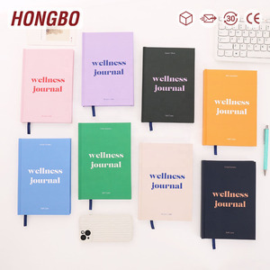 Cahier <span class=keywords><strong>de</strong></span> revue cartonné A5 à impression personnalisée avec logo/nom personnel pour la vie, meilleures ventes <span class=keywords><strong>de</strong></span> Hongbo - Product Image 1