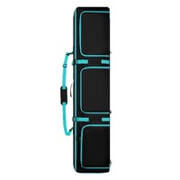 Sac de ski et de snowboard avec roulettes, grande capacité, respirant et durable, unisexe, pour planche simple/double, doublure en polyester