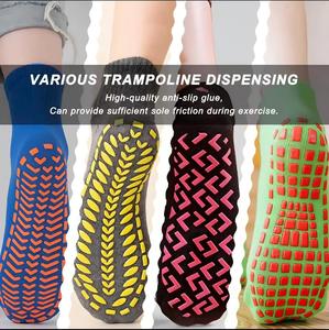 <span class=keywords><strong>Calcetines</strong></span> de Pilates para Mujer con Letras Personalizadas, Antideslizantes, para Práctica de Yoga en Casa, Tejido Ecológico, con Tracción, Obtén una Muestra Gratis - Product Image 4