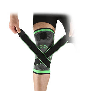 Genouillère de sport élastique ajustable en Spandex, protection pour le volleyball, manchon de protection pour le genou, vente chaude - Product Image 1