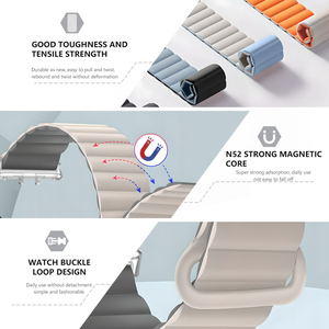 حزام حلقة مغناطيسي من السيليكون لسامسونج غالاكسي فيت <span class=keywords><strong>3</strong></span> لسامونغ غالاكسي فيت <span class=keywords><strong>3</strong></span> سوار معصم ذكي حزام كوريا - Product Image 3