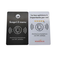 Support de table NFC RFID en PVC avec puce NTAG213 215, étanche, impression personnalisée, menu de restaurant, carte NFC avec code QR