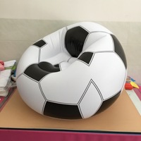 Canapé gonflable portable en PVC pour l'extérieur, style football, prix usine, modèle populaire 2026