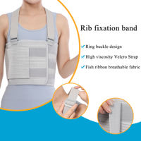 Ceinture de soutien respirante et élastique pour fracture YR-511-1 avec fermeture auto-agrippante, bretelles épaissies, certifiée ISO 13485 et marquée CE