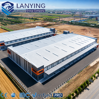 Edificio de Estructura de Acero Ligero, Construcción Metálica Prefabricada, Almacén, Fábrica, Taller, Estructura Industrial