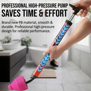 Pompa ad aria ad alta pressione <span class=keywords><strong>professionale</strong></span> per WC, sturatubi manuale per scarichi di bagno, cucina, lavandino, fognature - Ingrosso OEM - Product Image 3