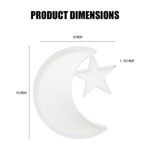 Caja de Regalo en Forma de Luna Creciente de Ramadán de 10 Pulgadas, Empaque para Dulces para el EID, Mezquita, Islam - Product Image 2
