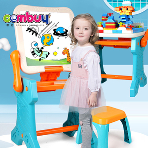 Table d'écriture <span class=keywords><strong>pour</strong></span> enfants avec blocs de construction et tableau à dessin - Product Image 2