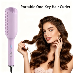 Fer à friser avec fonction ondulante, doté d'un double tube en céramique pour des boucles profondes et ondulées, idéal pour les boucles larges et profondes. - Product Image 5