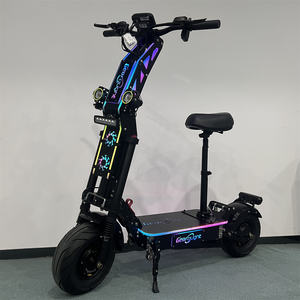 Scooter électrique Geofought G14 72V 10000w en stock aux États-Unis, pneu de route de 13 pouces, autonomie de 5 à 75 miles, déverrouillage NFC, freinage EBS, scooter de déplacement pour adultes - Product Image 2