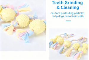 Jouets pour animaux de compagnie en TPR à nœuds, durables, écologiques, interactifs et mignons, vendus en gros. - Product Image 4